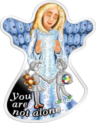 You are not Alone Silver Coin Angel Shaped 2018
