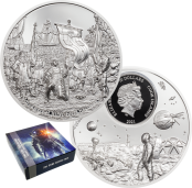 Times Flies 10 Dollars Cook Islands 2021 Silver Coin Exploration Voyagers Thirst for Discovery